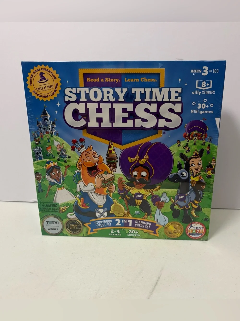 Story Time Chess Educational Game and Storybook Kids Learn To Play Chess SEALED